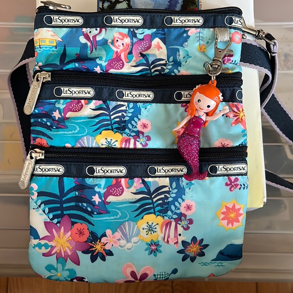 LeSportsac - It’s a Small world edition Mermaid crossbody